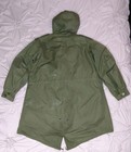 Vintage Us Army M1951 Fishtail Parka Cotton Shell M51 W  Liner Size Medium 