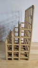 Yaffa Light Tan Beige Desk Organizer Or Shelf Catch All Wall Mount Vintage 1983