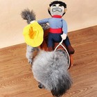 Cat Dog Cowboy Rider Pet Clothes Apparel Coat Costume Cosplay Jacket Dress Up Us