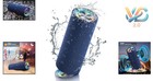 Darkblue Waterproof 30w Bluetooth Speaker  Portable Wireless Stereo  24h Play
