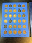  82  Coins Lincoln Wheat Cent 1909-1940 In Whitman 3 Page Album - Book   9004