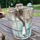 Antique White Mountain Triple Motion 4 Quart Ice Cream Maker Freezer 1923 Works
