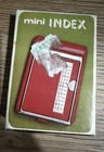 Vintage Mini Index A-z Flip Open Telephone Address Book 3 x2  Metal Hong Kong