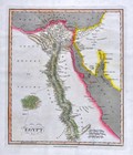 1812 Darton Union Atlas Map Egypt Cairo Giza Alexandria Nile Arabia Petraea