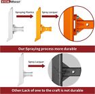 3 8  Thick Skid Steer Mount Plate W  2  Removable Trailer Hitch Receiver Orange
