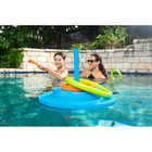 Trc Recreation Floating Foam Ring Toss Swimming Pool Game With 4 Rings  Orange