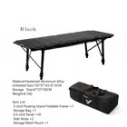 Anycamping 5-unit Folding Igt Table  Portable Outdoor Camping Picnic Bbq