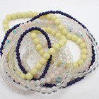 5 Strand Artist Lot Mixed Glass Old Bohemian Trade Beads African Collection