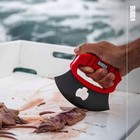 Bubba Ulu Knife With Non-slip Grip Handle  Curved Blade  Integrated Bottle