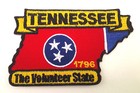 Tennessee State Map  3-1 2   Biker Patch Pm6743 Ee