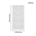 Xinseyuan 100 Pcs Water Soluble Baits Bag Carp Fishing Pva White 