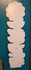 Vintage 1970 s Children s Heavy Cardboard Growth Height Chart Flowers  Folding 