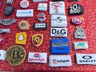 Lot Of 80  New Embroidered  Iron  Sew On Name Patch Tags