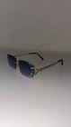 Cartier Big C Diamond Cut Blue Frameless Lens