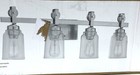 Home Decorators Knollwood 4-light Brushed Nickel Vanity Light With Clear Glass