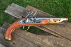 French Napoleonic Era Cavalry Flintlock Pistol - Lewis   Clark - Denix Replica