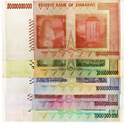 Zimbabwe 1  5  10  20  50 Billion Dollar Bills Money Currency Hyperinflation