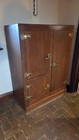 Antique 1900 Oak Ice Box Fridge 3 l X 1-1 2 w X 4 h