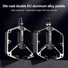 Mtb Bike Pedals Bicycle Flat Platform Aluminum Alloy Sealed Bearings 9 16  Pedal