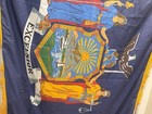 4x6 New York State Excelsior W  Gold Fringe Flag 4x6 Indoor Banner
