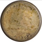 1862 J  Gault Ribbed 10 Cents Encased Postage Emergency Civil War Currency