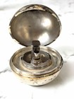 Vintage Mcm Chrome Orb Table Lighter Sphere Globe Desk Japan 60s