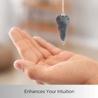 Bloodstone Pendulum Crystal Stone  Faceted Pendulum Divination Tools  Dowsing