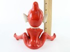 Vintage Red Elf Suit Large Ceramic Pixie Japan 6 In