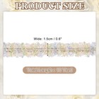 Braided Lace Trim  10 Yards 0 6 Inch Wide Sewing Edging Trim  Blue-green