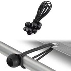 25pack Black Ball Bungee Bungie Cord Heavy Duty Canopy Tent Tarp Tie Downs Strap
