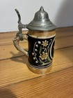 4 75    Lidded German Beer Stein Vintage