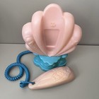Vintage Little Mermaid Ariel Brooktel Shell Phone Disney Landline Y2k Movie 90s
