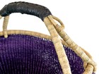 Ghanaian Bolga Basket  Purple  Large Size African Handmade