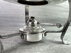 Unbranded Round Chafing Dish No Glass Insert Silver Tone