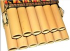 Basto Flute Natural Bamboo 13 Pipes Case Included