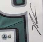 Jalen Carter Signed auto Green Nike On Field Football Jersey Eagles Bas 194514