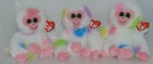 New  Ty Beanie Babies Flo The Multi-colored Monkey 6  Nwt s