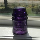 Deep Purple Glass Insulator