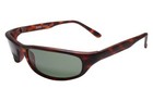 Rare Genuine Vintage Grunge Style Slender Rectangle Matte Tortoise Sunglasses