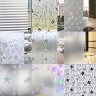 Static Cling Frosted Flower Glass Window Film Sticker Privacy Security Decor Usa