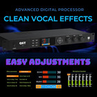 Qst K1 Pro Digital Echo Reverb Karaoke Mixer Processor W  Bluetooth And Dsp