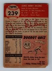 1953 Topps  239 Jim Delsing Low Grade Vintage High   Baseball Card