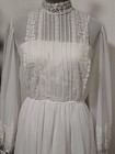 Vintage Romantic Renaissance Bridal Gown Rust   Martin Edwardian Prairie