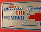 Tonawanda Chevrolet Number 1 Team Dealership Booster License Plate New York