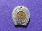1947 P Good Luck Token Encased Wheat Cent Studebaker Kotzen Motors Detroit  Mi