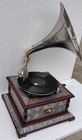Antique Hmv Gramophone Fully Functional Working Phonograph  Win-up Record Player