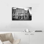 Boys Staring At The Yankees Stadium Posters Canvas Print Wall Art Modern Picture