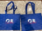 2 Princess Cruises Blue Tote Bag I Love This Sea Witch 16 x12 x4 5    2 Lanyards