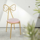 Modern Simple Dressing Table Makeup Chair With Stool Pink Vanity Velvet Chair