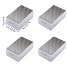 4pcs 60 Grit Diamond Polishing Pads Reusable Sanding Blocks For Stone Tile Glass
